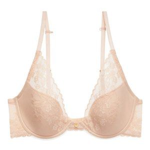 NATORI Cherry Blossom Convertible Plunge Lace Bra 30G